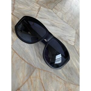 Solar Shield SS SQ LITE SMK-29003 Black Fit Over Wrap Sunglasses Square Smoke